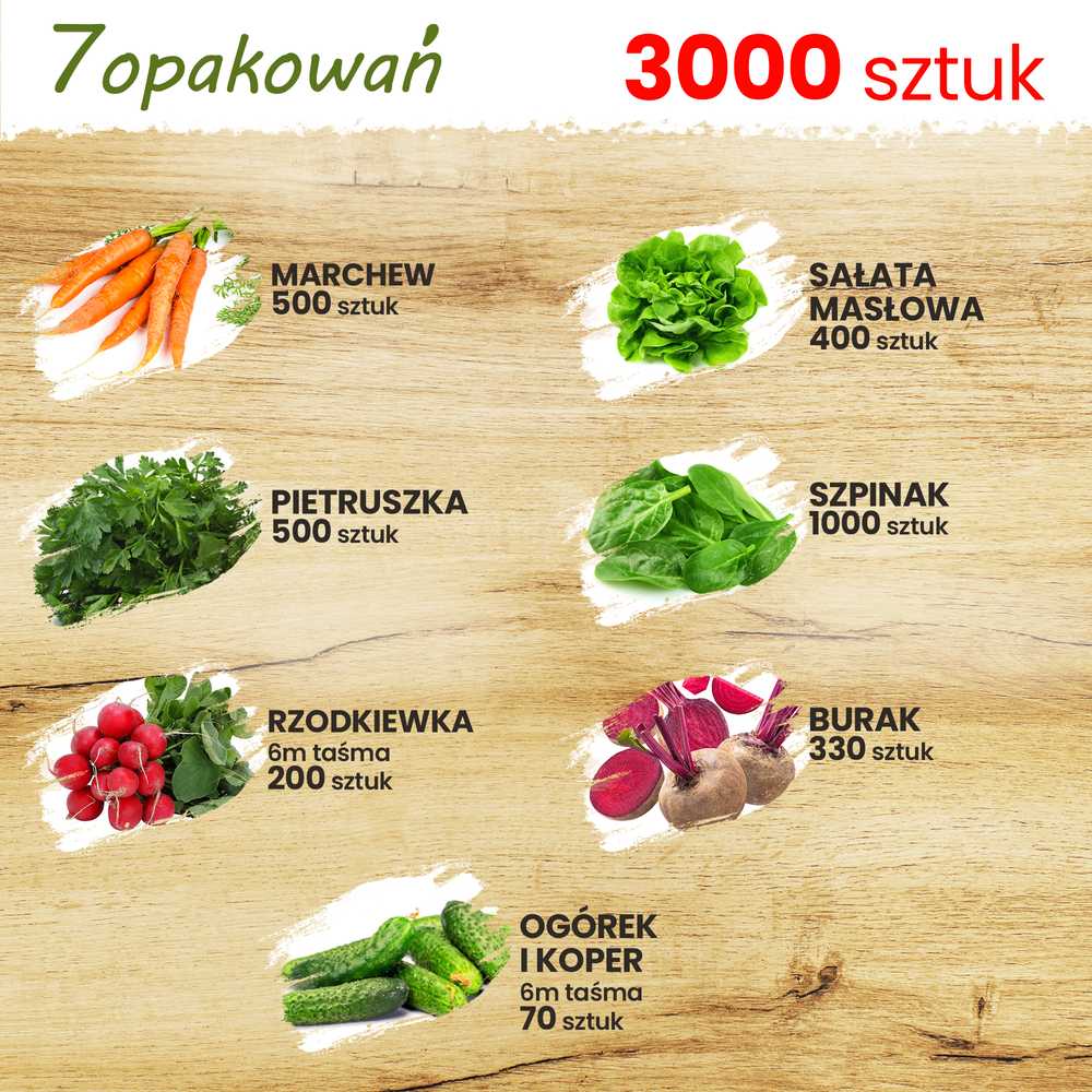 Toraf TORAF Rinkinys NASION SMAKI METAI - 7 OPAKOWAŃ