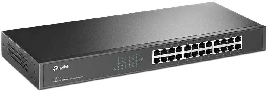 Šakotuvas Jungiklis TP-LINK TL-SF1024 19 colių stovas, 24x10/100Mbps