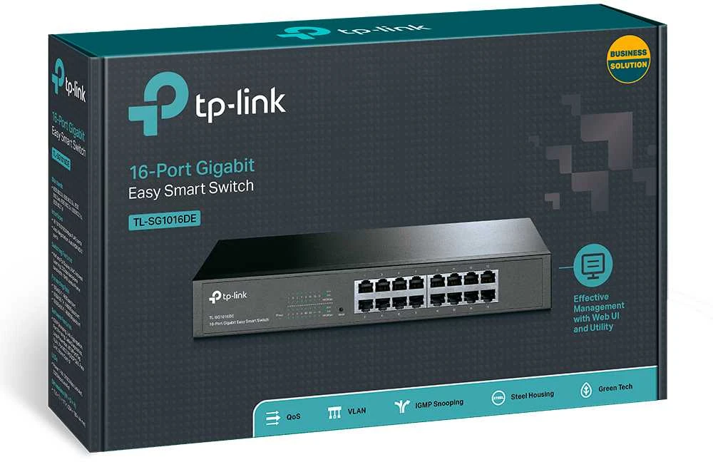 Šakotuvas Komutatorius TP-Link / TL-SG1016DE