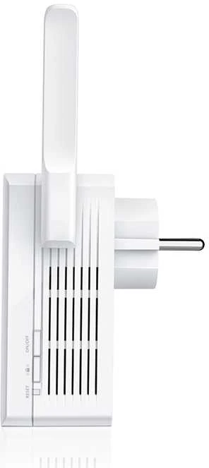TP-LINK 300Mbps belaidis N sieninis diapazono ilgintuvas su pralaidumu „Atheros 2T2R 2.4GHz 802.11n/g/b“ įjungimu/išjungimu ir diapazono ilgintuvu