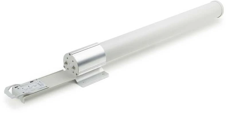 UBIQUITI AMO-2G10 Ubiquiti AMO-2G10 2.4GHz naujos kartos 2x2 dvigubo poliškumo MIMO Omni antena, 10 dBi