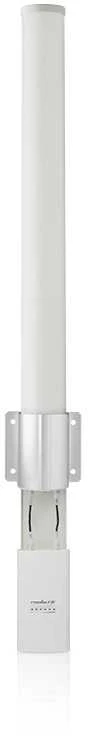 UBIQUITI AMO-2G10 Ubiquiti AMO-2G10 2.4GHz naujos kartos 2x2 dvigubo poliškumo MIMO Omni antena, 10 dBi