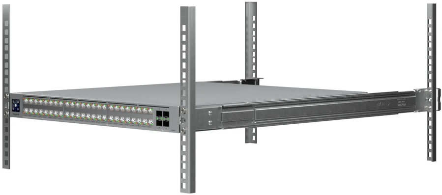 Šakotuvas Ubiquiti UniFi ECS-48-PoE Valdomas L2/L3 10G Ethernet (100/1000/10000) Maitinimas per Eternetą (PoE) 1U Pilka