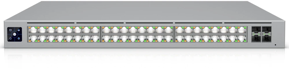 Šakotuvas UBIQUITI ECS-48S-POE (2150W) įmonės lygio 48 prievadų, 3 sluoksnio ETHERLIGHTING POE+++ komutatorius