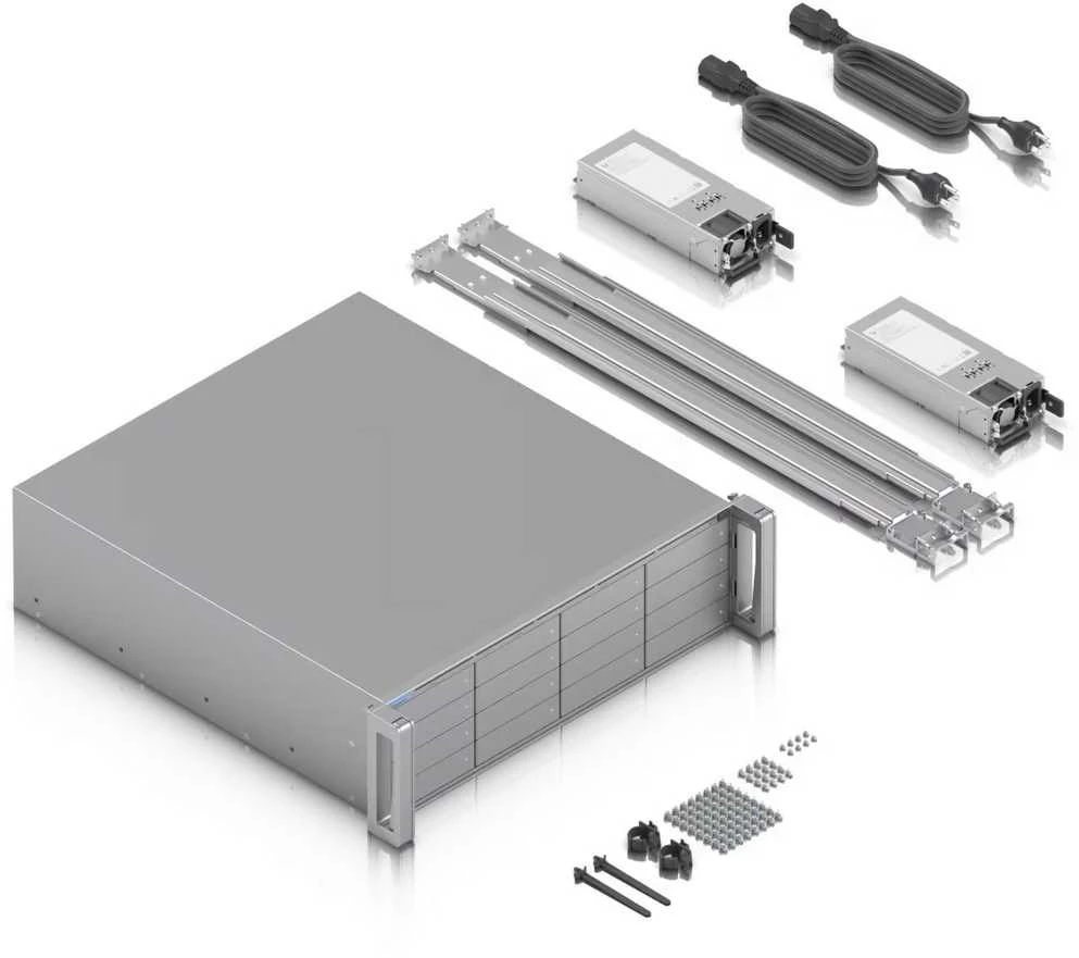 „Ubiquiti Enterprise“ tinklo vaizdo įrašymo įrenginys, 3U pilkas