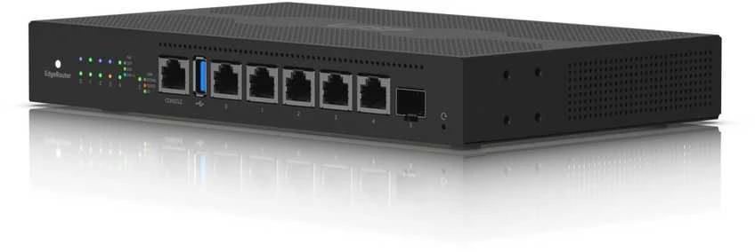 Maršrutizatorius Ubiquiti „EdgeRouter“ 6P Ethernet (RJ-45) jungtys, 4 branduolių MIPS64 | Ubiquiti | „EdgeRouter“ 6P