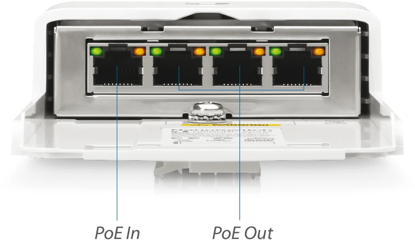 Switch PoE UBIQUITI N-SW (4x 10/100/1000Mbps)