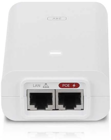 Ubiquiti POE-24-24W-G-WH | Maitinimo šaltinis PoE | 24V, 1A, 24W, Gigabit