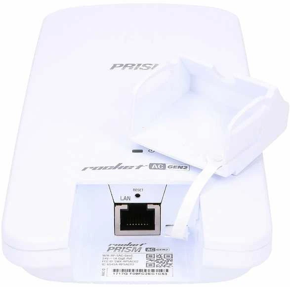 Šakotuvas Ubiquiti raketa PRISM 5AC Gen2, GPS sinchronizavimas, 5GHz, airPrism, baltas RP-5AC-GEN2 / UBI-RP-5AC-GEN2