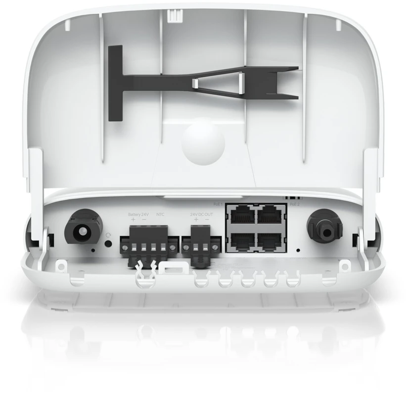 Maršrutizatorius Ubiquiti SM-SP-40 | Jungiklis | SUNMAX SolarPoint, 4x 24V PoE 100Mb/s, DC išvestis 40W