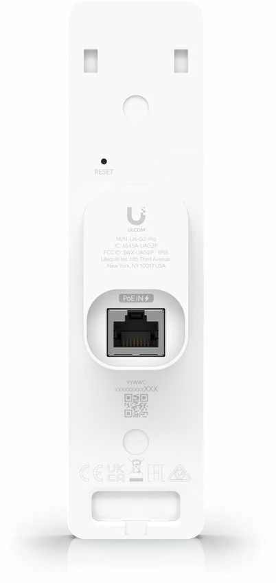 UBIQUITI G3 READER PRO Baltas. TREČIOS KARTOS NFC SKAITYTUVAS IR DOMOSO ĮRENGINYS, NAUDOJAMAS VIDUJE IR LAUKE, SU „APPLE TOUCH PASS“ PALAIKYMU.