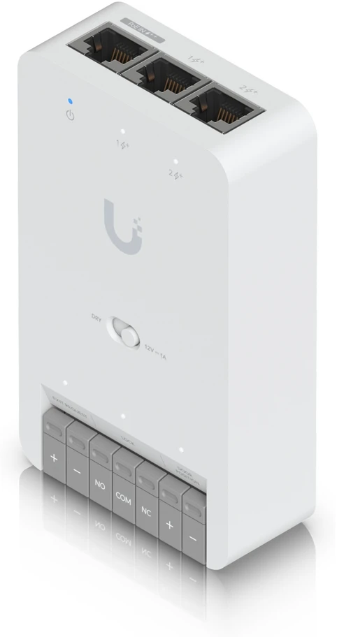 UBIQUITI DOOR HUB MINI KOMPAKTINIS PRIEIGOS VALDYMO ŠAKOTUVAS VIENOMS DURIMS