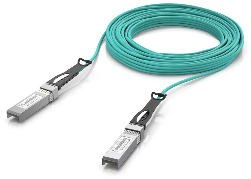 Ubiquiti UACC-AOC-SFP10-20M InfiniBand/fibre optic cable SFP+ Aqua colour