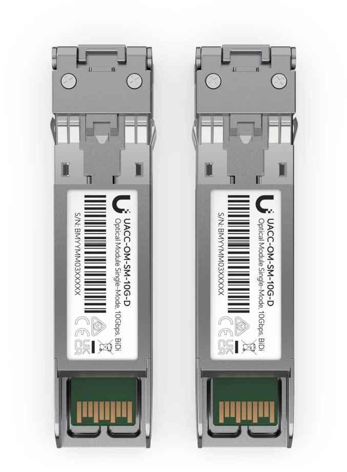 Ubiquiti UF-SM-10G U Fiber, Single-Mode Module, 10G, 2 vnt. | Ubiquiti