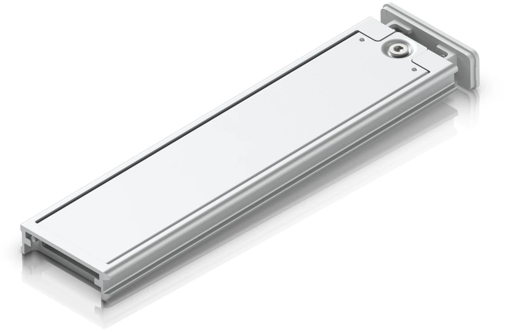 Šakotuvas „UBIQUITI M.2 SSD“ DĖKLAS – PAPILDOMAS SAUGOJIMO ĮDĖKLAS, SKIRTAS „CLOUD GATEWAY MAX“, PALAIKIANTIS VIENĄ 2230, 2242, 2260, 2280 ARBA 22110 DYDŽIO M.2 NVME SSD