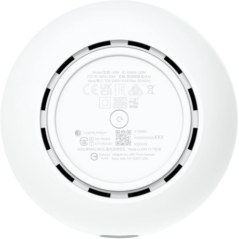 Maršrutizatorius UBIQUITI Ubi UDM Ubiquiti UDM UniFi Dream Machine 802.11ac 4x4 Wave 2 AP su valdikliu, 4x GbE