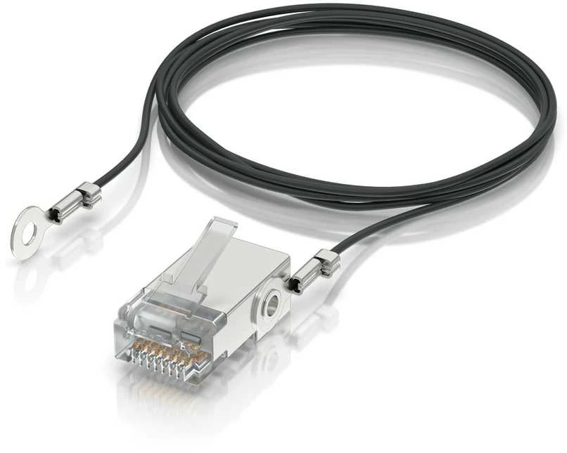 Ubiquiti Ubiquiti UISP-CONNECTOR-GND tinklo kabelis juodas 1 m