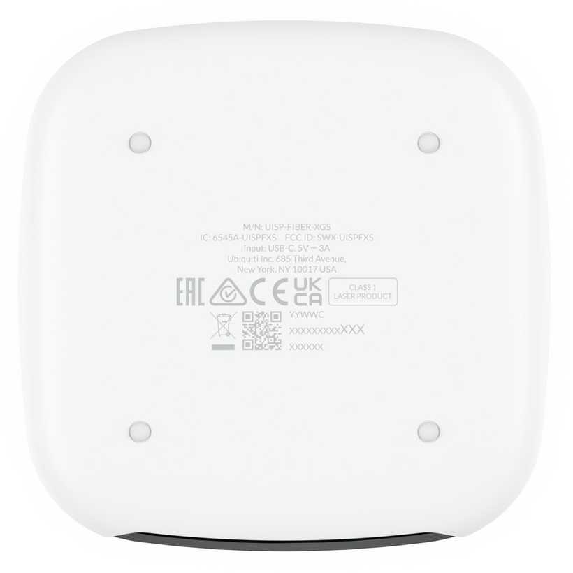 Maršrutizatorius Ubiquiti UISP -FIBER-XGS tinklo medijos keitiklis 10000 Mbit/ai Juoda, Balta