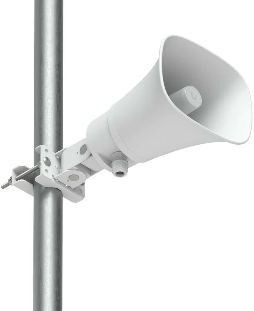 Kompiuterio kolonėlės UBIQUITI DI GARSIAKALBIS SU RIAUKŠČIAIS, TINKAMAI ORŲ APSAUGOTIMIS, 120 DB GARSIAKALBIS SU PAŽANGIA DI ĮSPĖJIMO FUNKCIJA IR UNIVERSALIOMIS SIENOS, KAMPO IR STOVO MONTAVIMO GALIMYBĖMIS.