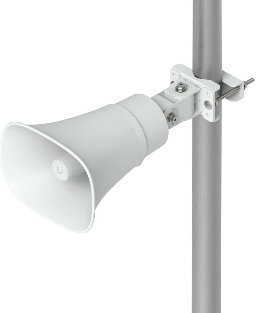 Kompiuterio kolonėlės UBIQUITI DI GARSIAKALBIS SU RIAUKŠČIAIS, TINKAMAI ORŲ APSAUGOTIMIS, 120 DB GARSIAKALBIS SU PAŽANGIA DI ĮSPĖJIMO FUNKCIJA IR UNIVERSALIOMIS SIENOS, KAMPO IR STOVO MONTAVIMO GALIMYBĖMIS.