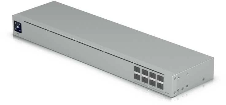 UBIQUITI USW-Aggregation UniFi valdomas jungiklis 8x SFP+ 160 Gbps perjungimo talpa Layer2 be ventiliatoriaus