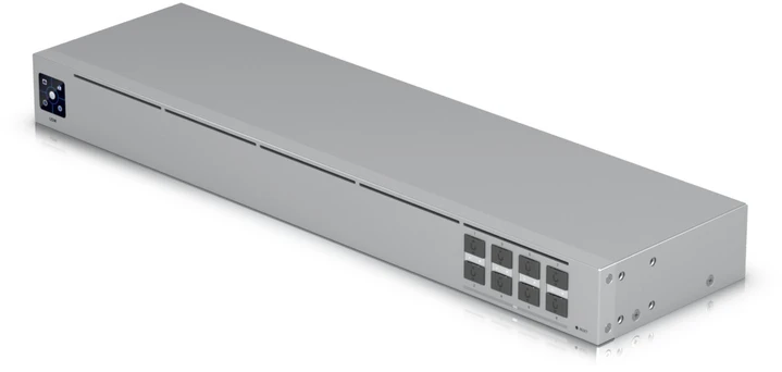 UBIQUITI USW-Aggregation UniFi valdomas jungiklis 8x SFP+ 160 Gbps perjungimo talpa Layer2 be ventiliatoriaus