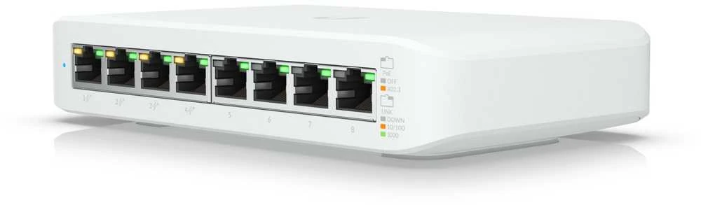Ubiquiti UniFi 8 prievadų PoE komutatorius | USW-LITE-8-POE