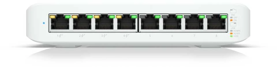 Ubiquiti UniFi 8 prievadų PoE komutatorius | USW-LITE-8-POE