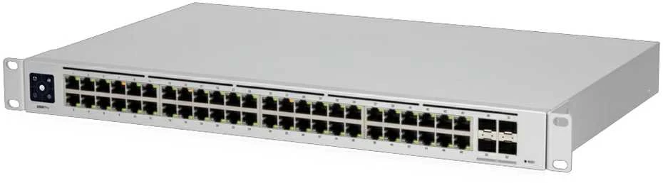 Šakotuvas UBIQUITI 48 prievadų Gigabit UniFi L3 jungiklis + 4x 10GbE SFP+ jungtys
