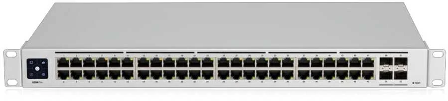 Šakotuvas UBIQUITI 48 prievadų Gigabit UniFi L3 jungiklis + 4x 10GbE SFP+ jungtys
