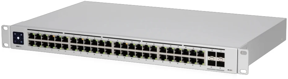 Šakotuvas UBIQUITI 48 prievadų Gigabit UniFi L3 jungiklis + 4x 10GbE SFP+ jungtys
