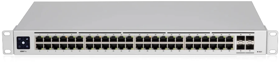 Šakotuvas UBIQUITI 48 prievadų Gigabit UniFi L3 jungiklis + 4x 10GbE SFP+ jungtys
