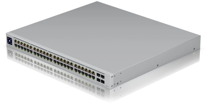 Šakotuvas UBIQUITI 48 prievadų Gigabit UniFi L3 jungiklis + 4x 10GbE SFP+ jungtys