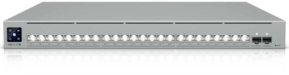 Šakotuvas Ubiquiti UniFi Pro XG 24 PoE valdomas L2/L3 10G Ethernet (100/1000/10000) Maitinimas per Ethernet (PoE) 1U Pilkas