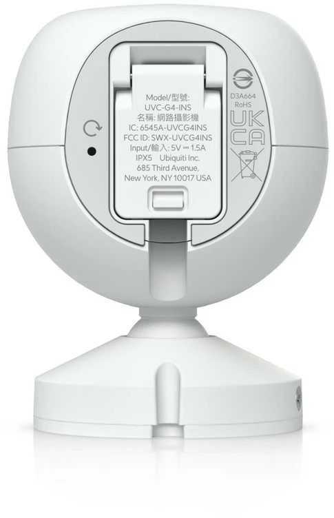 UBIQUITI UVC-G4-INS kamera G4 Instant 2K HD 30 FPS IPX5 WiFi Bluetooth