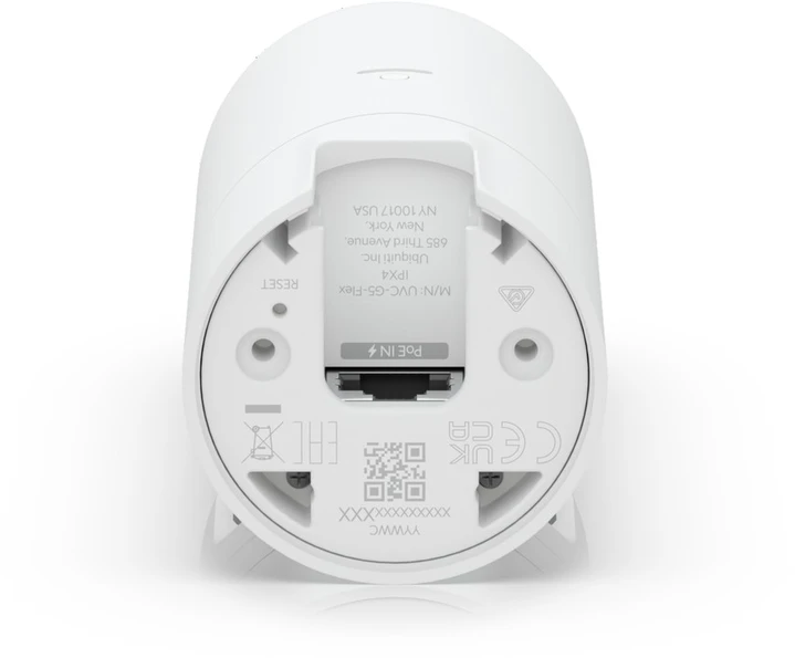 UBIQUITI UVC-G5-Flex IP kamera IPX4 2K 30 fps 1x RJ45 100Mb/s PoE mikrofonas