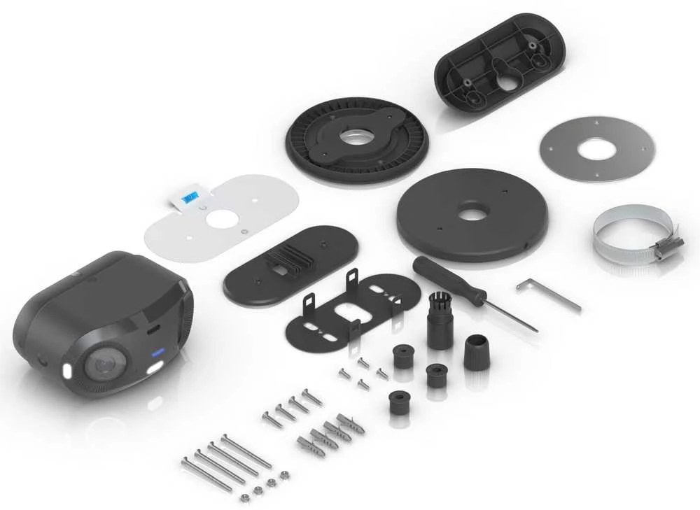 Ubiquiti G6 180 IP apsaugos kamera Vidaus ir lauko 7680 x 2160 pikseliai Lubos / stovas
