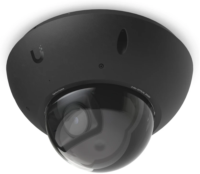 Ubiquiti G6 Pro Dome, IP apsaugos kamera, vidaus ir lauko, laidinė, ARM Cortex-A53, lubinė/siena, juoda