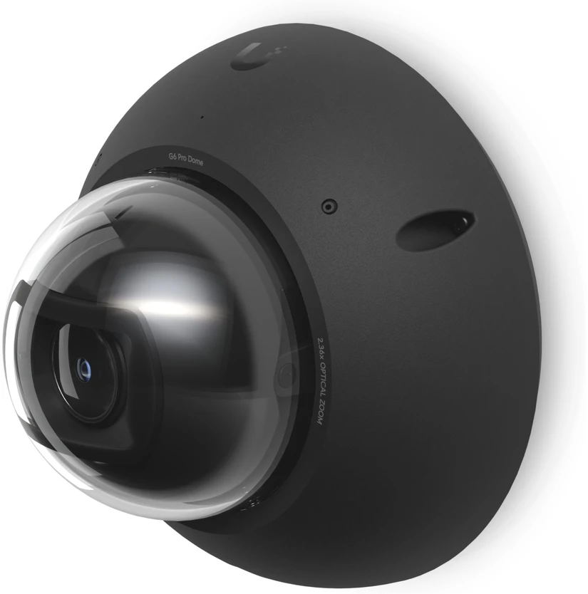 Ubiquiti G6 Pro Dome, IP apsaugos kamera, vidaus ir lauko, laidinė, ARM Cortex-A53, lubinė/siena, juoda