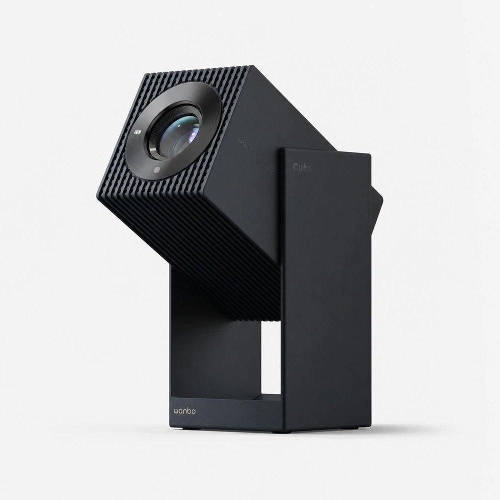 Wanbo projektorius Cube 2 S, Vidaa OS, Full HD, 500 ANSI, gimbalas, Deep Night EU