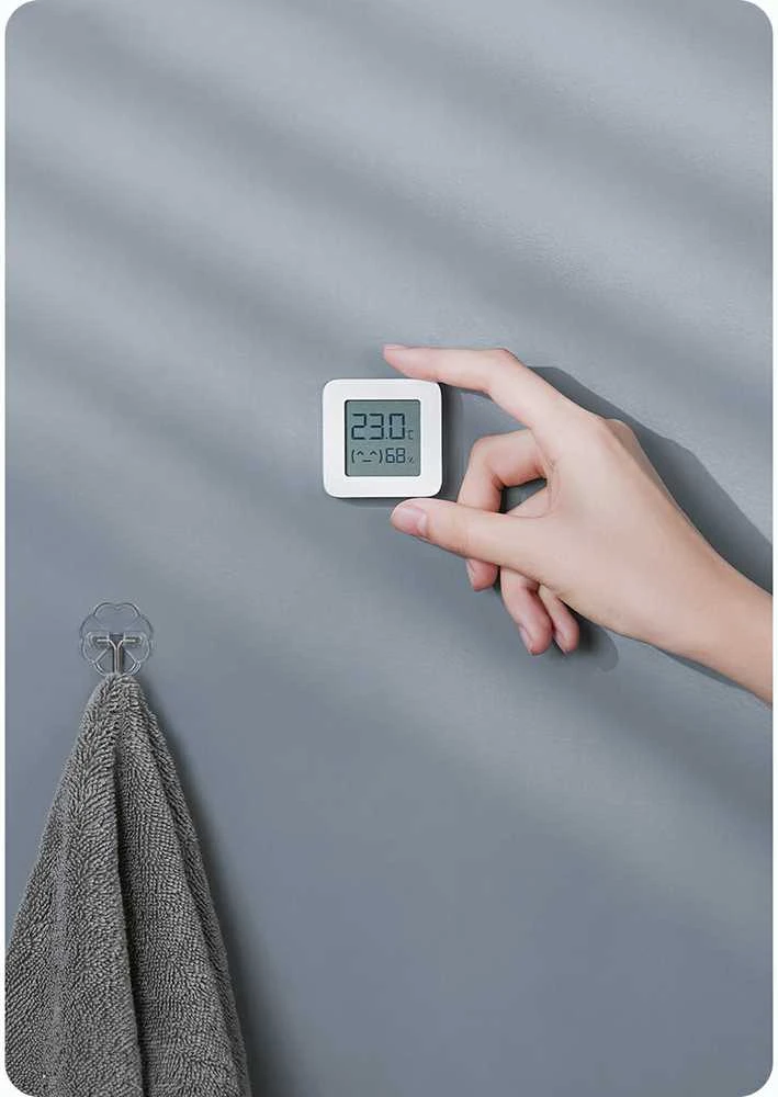 Jutiklis Xiaomi Mi Temperature and Humidity Monitor 2, baltas