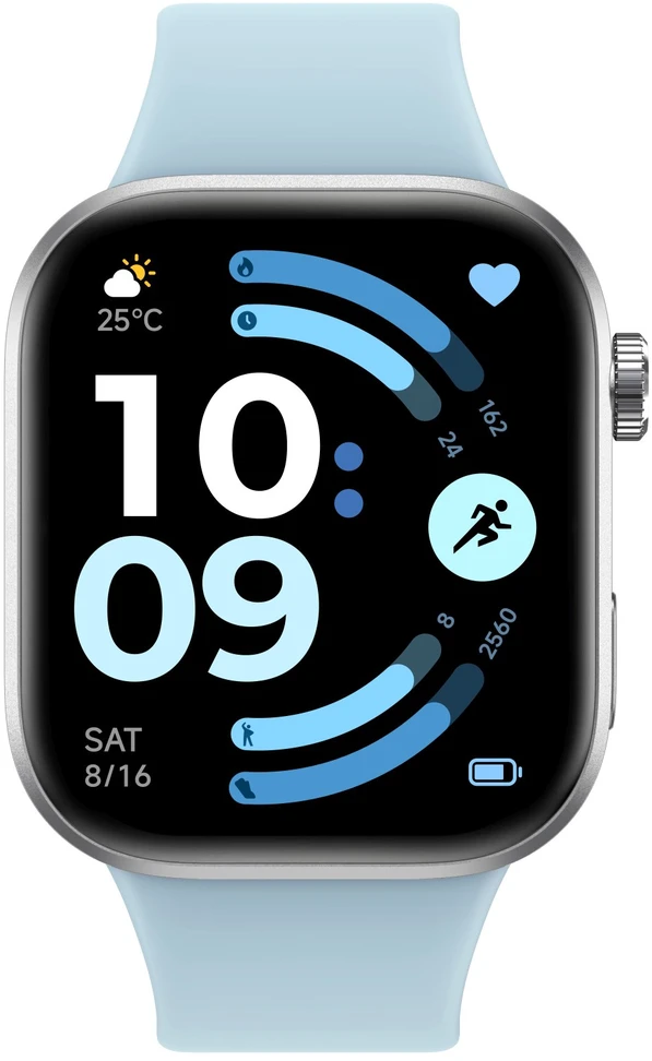 Išmanusis laikrodis Xiaomi REDMI Watch 6 | Smart watch | GPS (satellite) | AMOLED | 2.07" | Atsparus vandeniui | Glacier Mėlyna