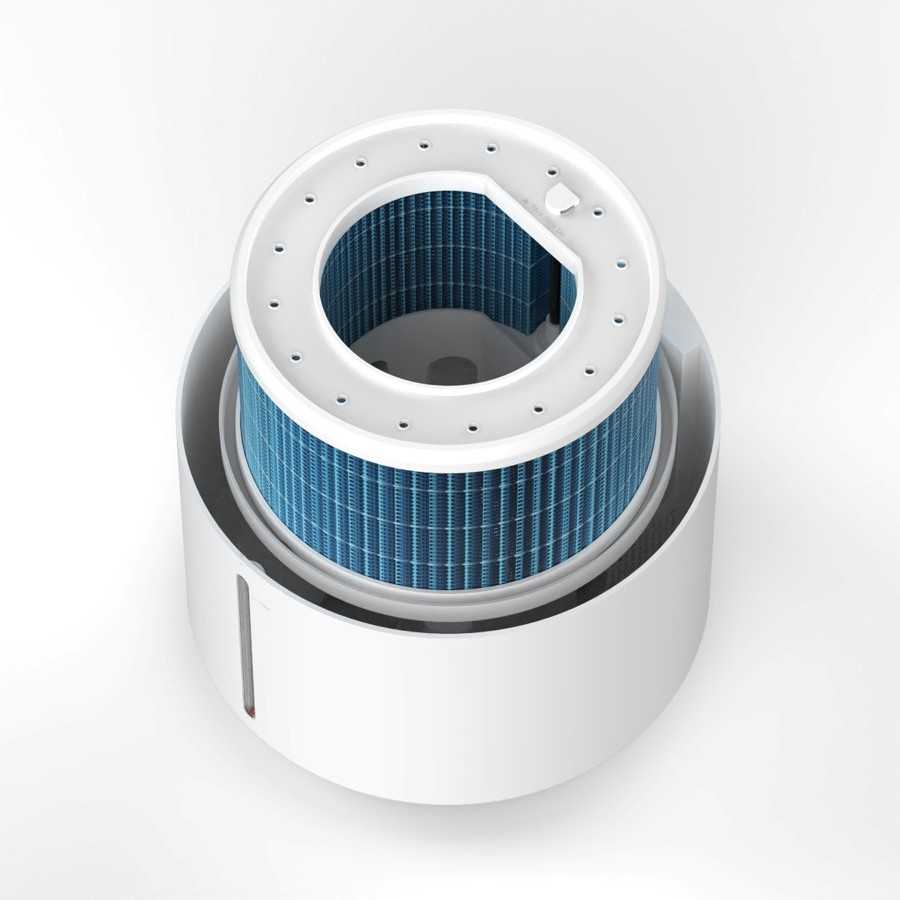 Išmanusis garinamasis drėkintuvas Xiaomi Humidifier EU Vandens bako talpa 4 L | Tinka kambariams iki 20 m² | Garavimo filtras | Drėkinimo pajėgumas 400 ml/val. | Baltos spalvos