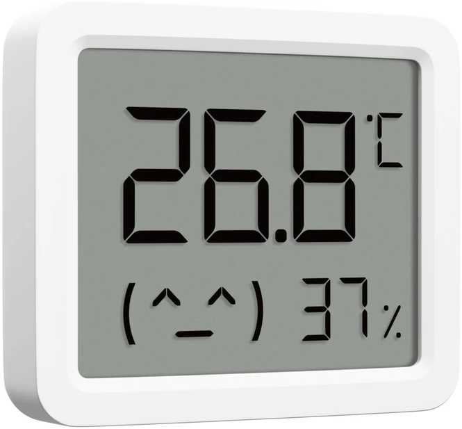 113239 Xiaomi Mi temperatūros ir drėgmės matuoklis 3 Mini baltos spalvos