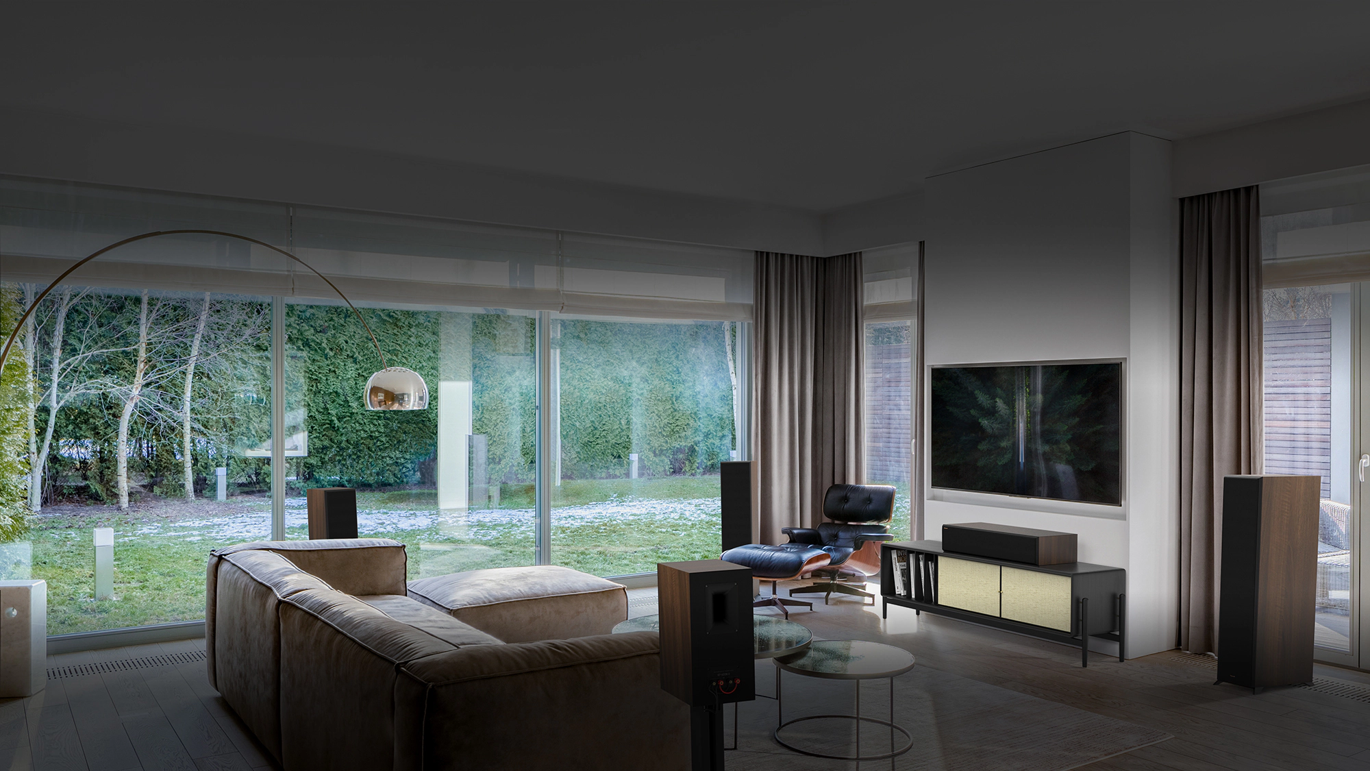 Kolonėlės Klipsch RP-8000F II WALNUT aprašymas - Prekės nuotrauka