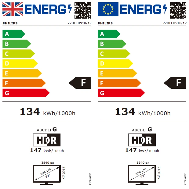 Televizorius Philips 4K Ambilight 77OLED910/12 | 77" | OLED+ | Smart TV