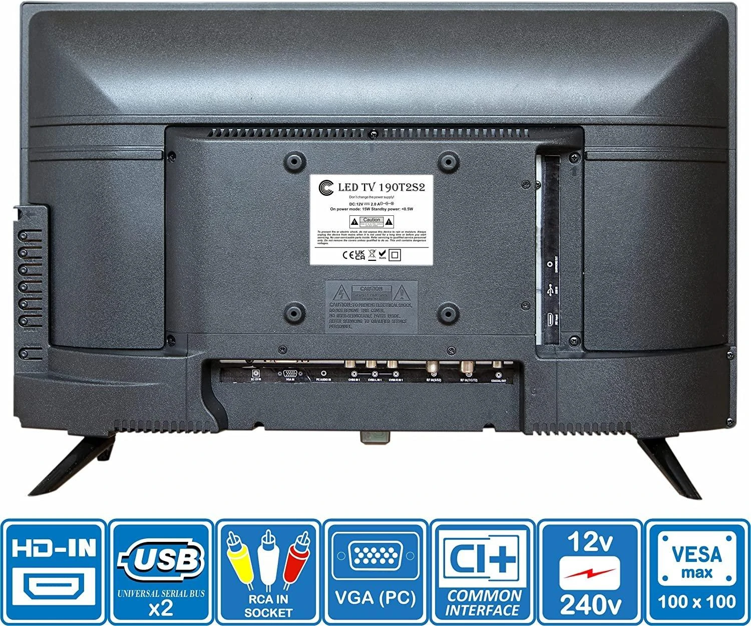 Televizorius Unispectra 190T2S2 EU