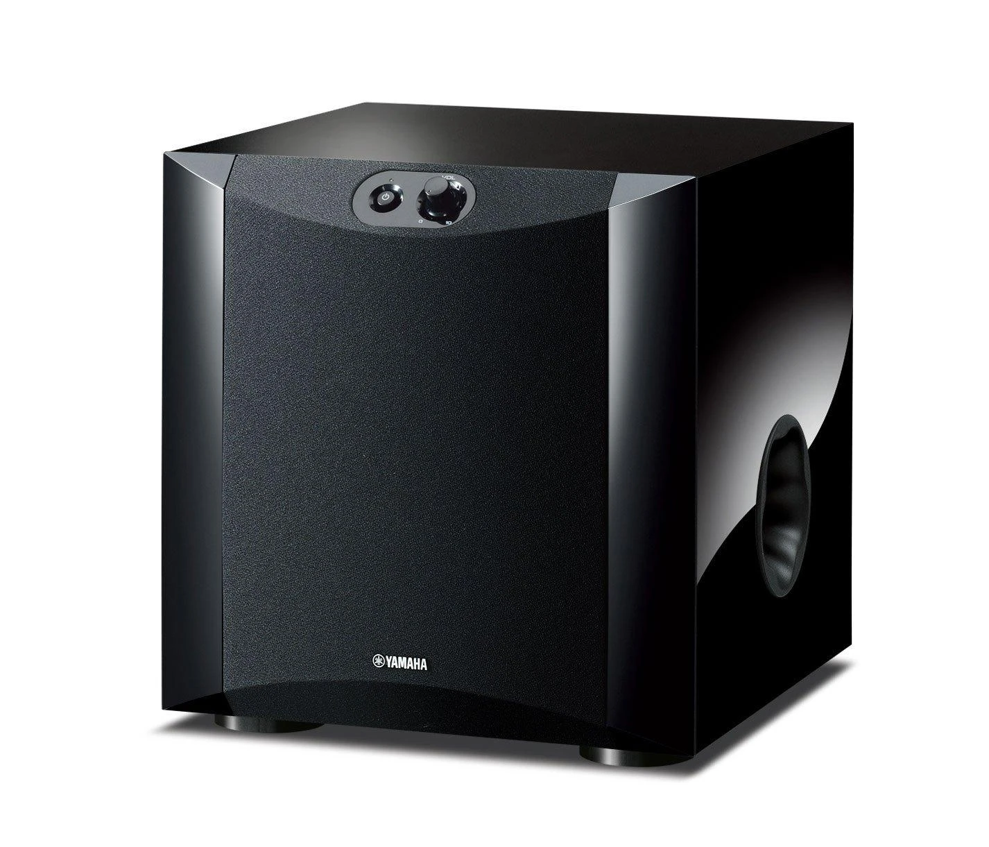 Namų kino sistema Yamaha NS-SW200 žemų dažnių kolonėlė, Piano juodas juodos spalvos
