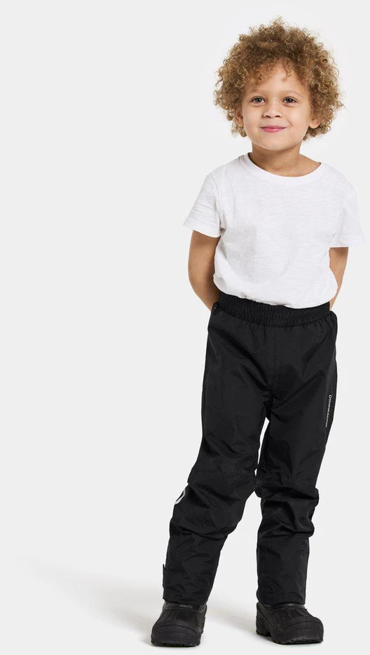 Didriksons neperšlampamos kelnės AVAN KIDS PANTS 3 - Juodas (Išankstinis užsakymas)