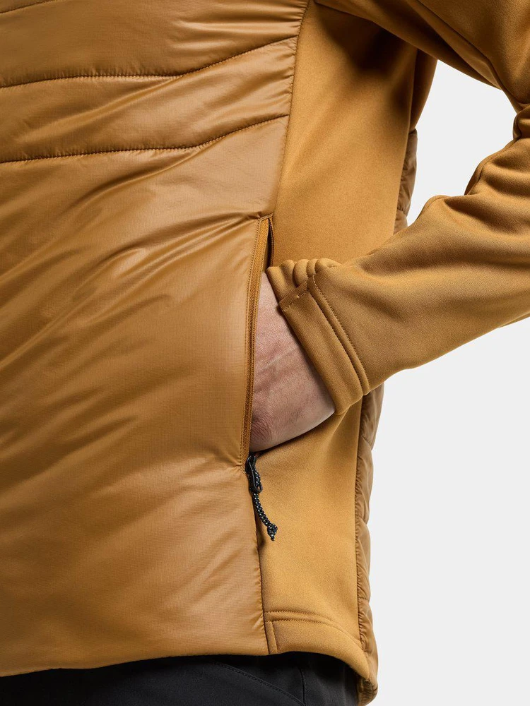 Didriksons vyriška hibridinė striukė FIELD USX HYBRID JKT - Spice Brown (Išankstinis užsakymas)